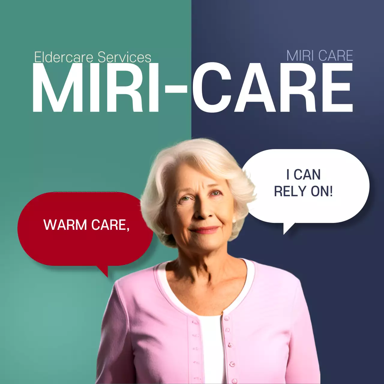Green Professional Eldercare Promotion Instagram Post