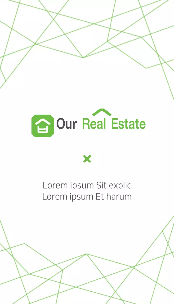 Cartão de Visita Imobiliário Moderno Verde