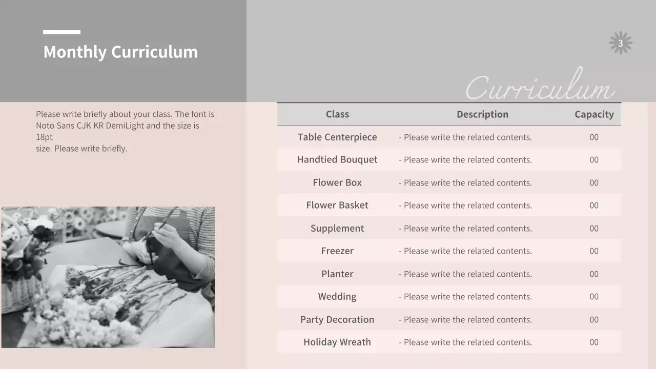 Bài trình bày cầu hôn hoa thanh lịch màu xám