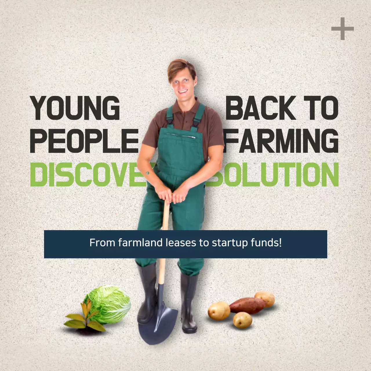 Green Modern Farming Promotion Instagram Post