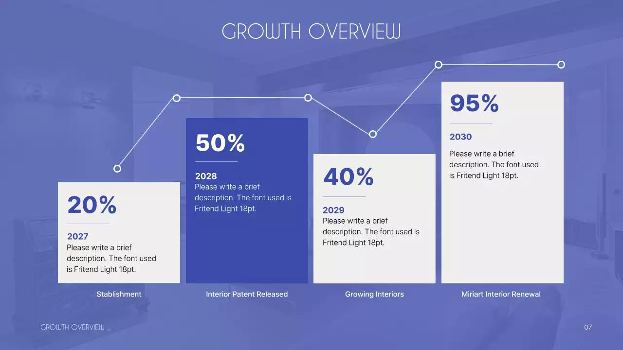 보라색과 남색의 회사소개서 프레젠테이션