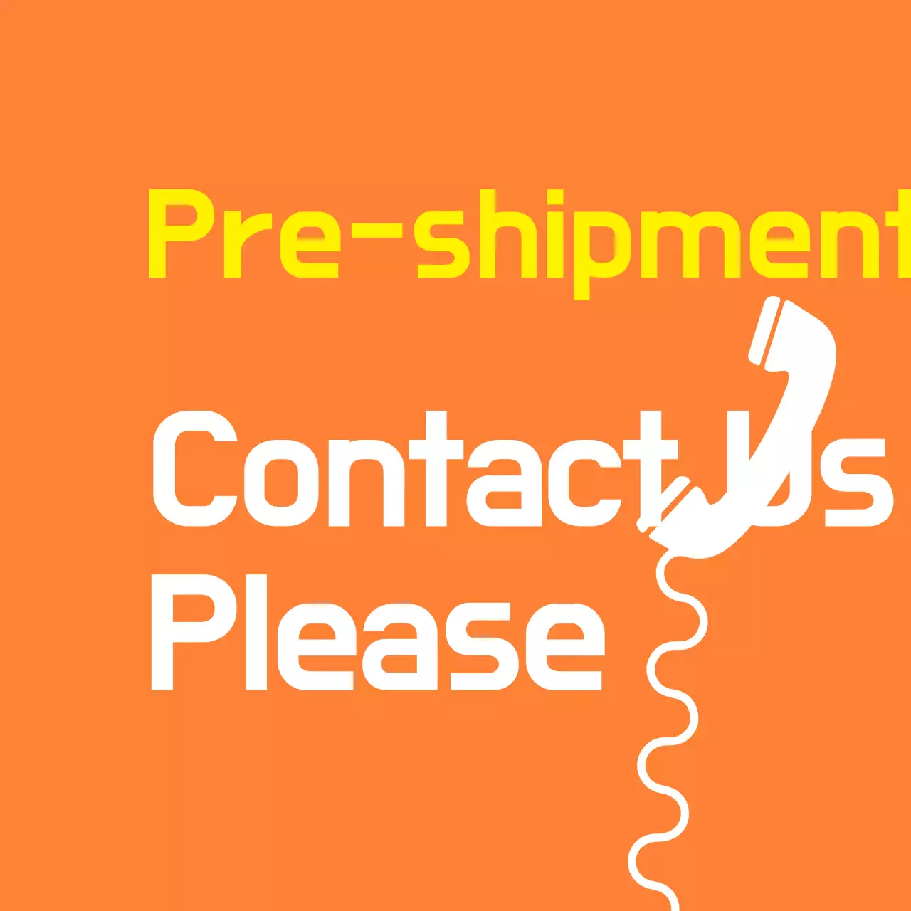 Orange Minimal Shipment Notice Banner