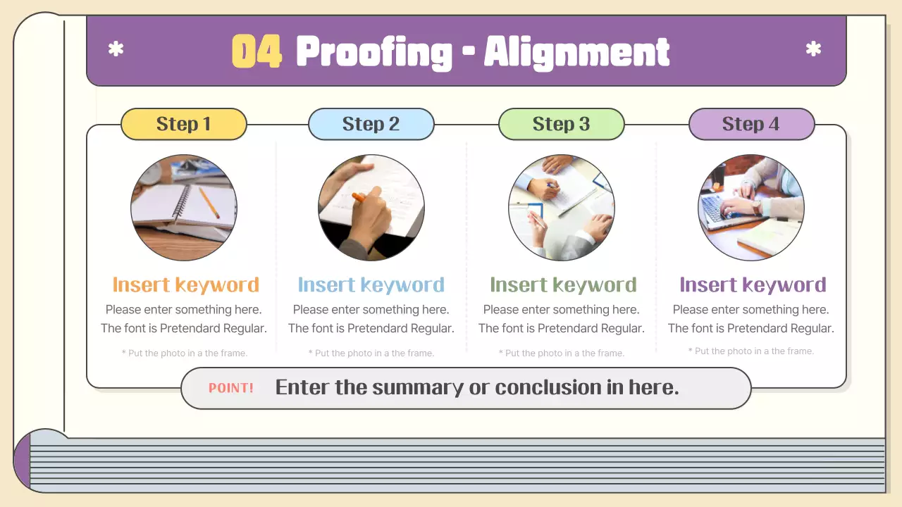 Bản trình bày hướng dẫn xuất bản tối giản màu vàng