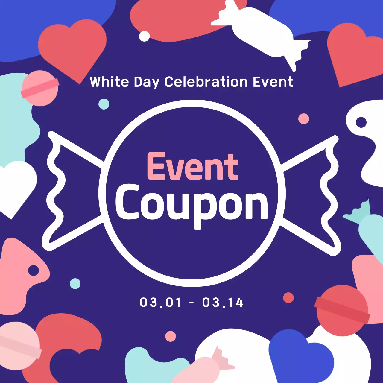 Navy Trendy Event Promotion Instagram Post