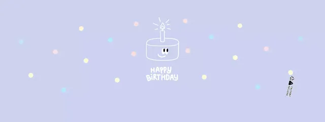 Pastel purple cute birthday party cup holder