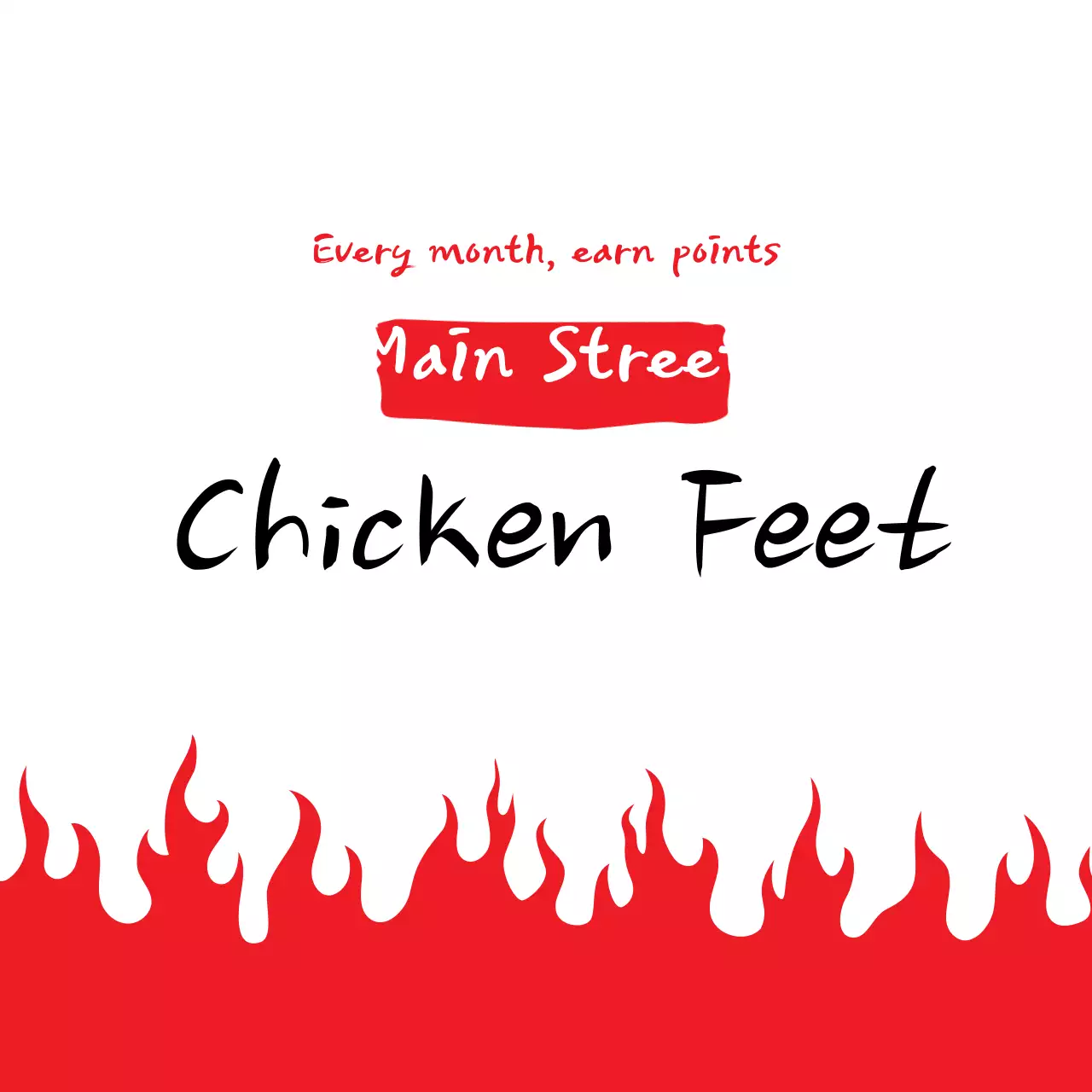 Red Bold Food Promotion Banner