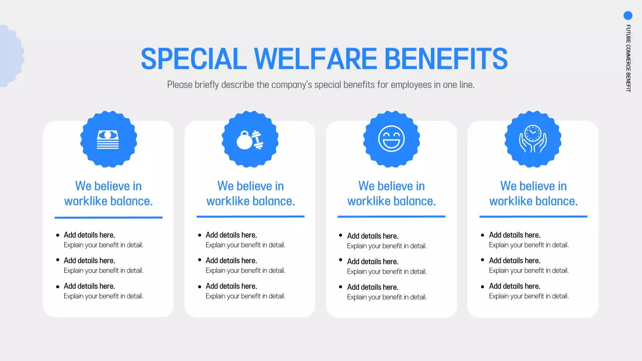 Blue Modern Recruitment Event Presentation