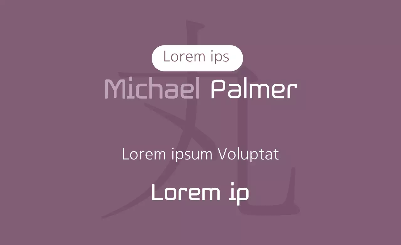 Banner de cartão de visita moderno roxo