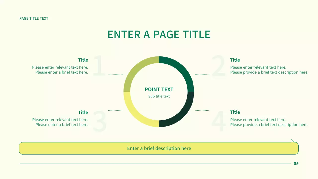 Green Simple Business Presentation