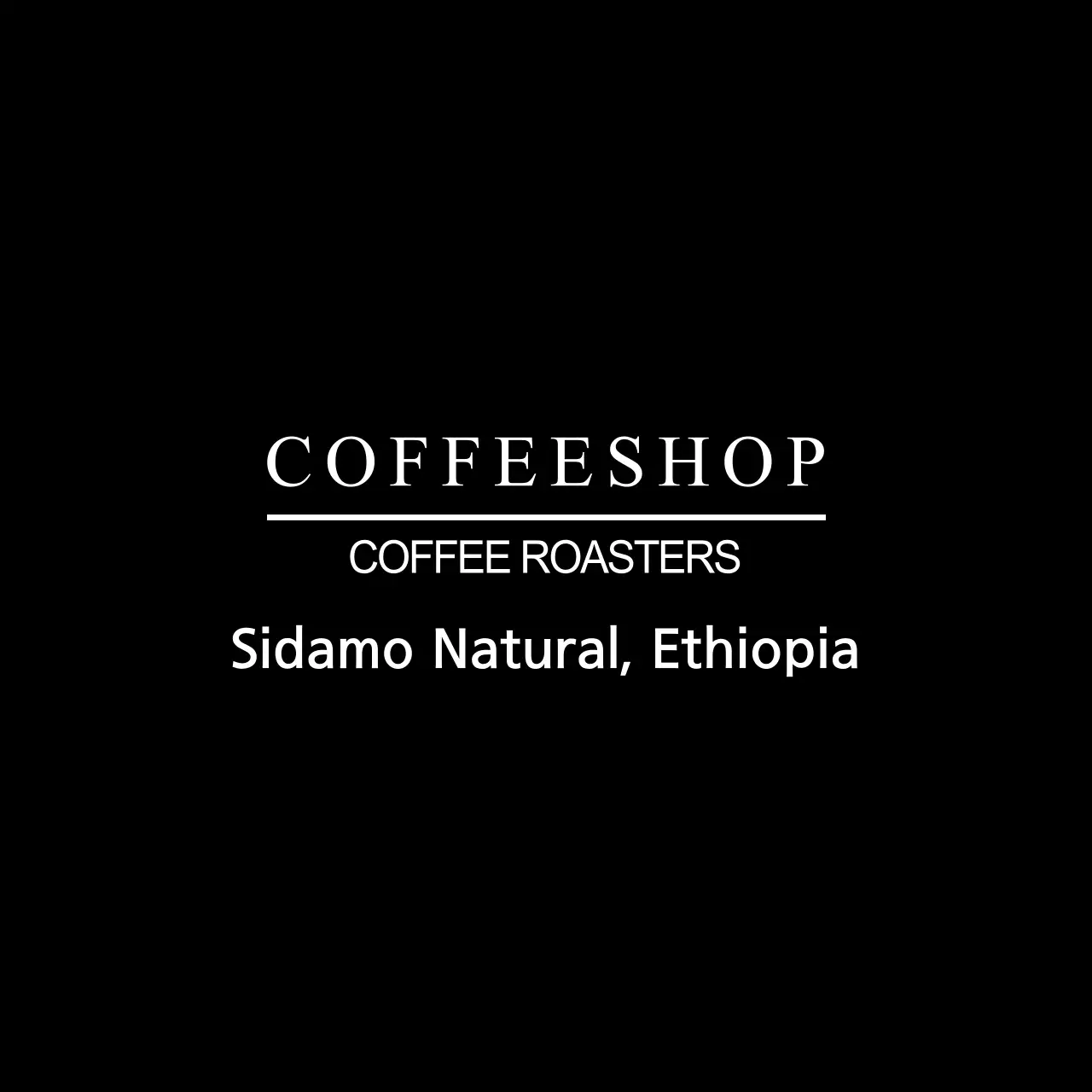 Black Minimal Coffee Advertisement Banner