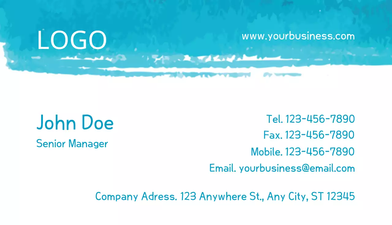 Corporate business cards
