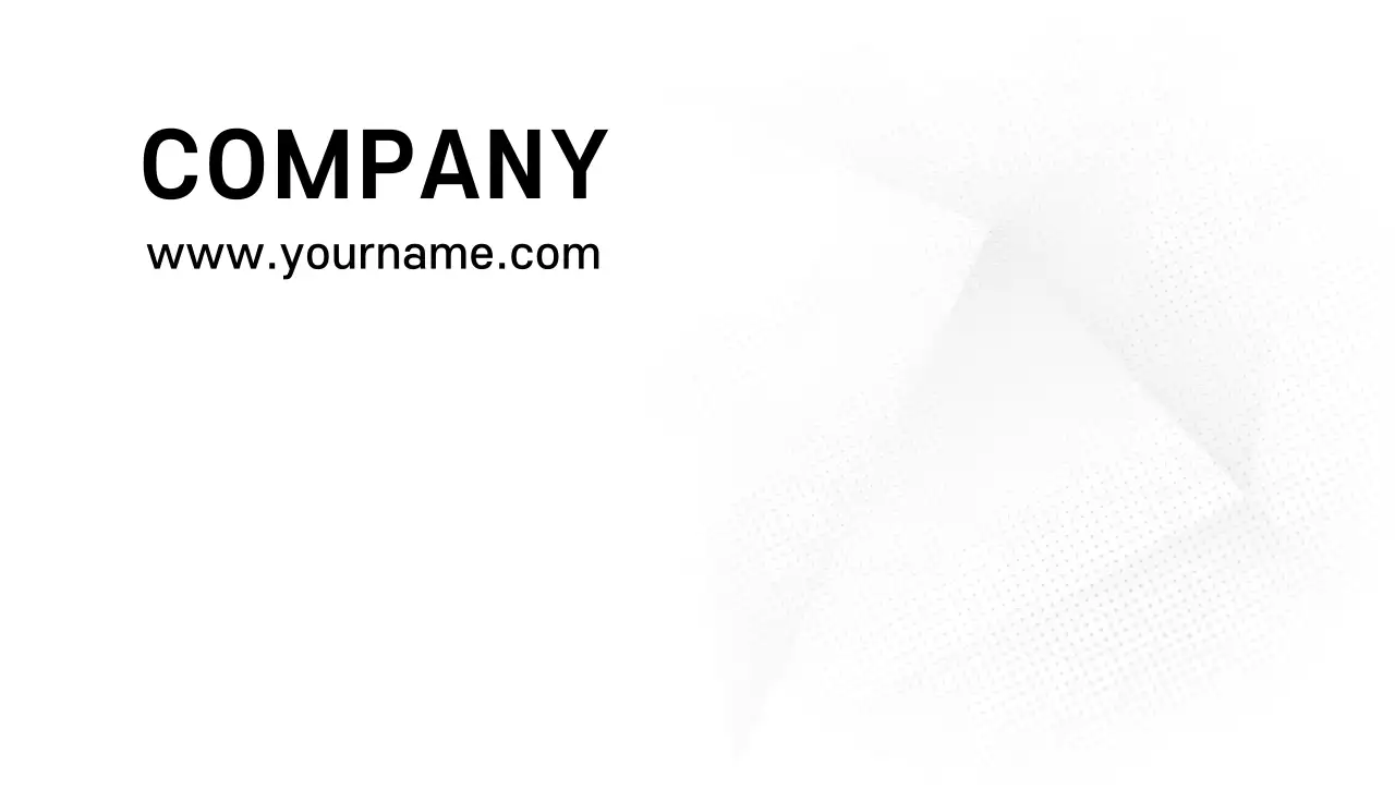 White Minimalist Business Card