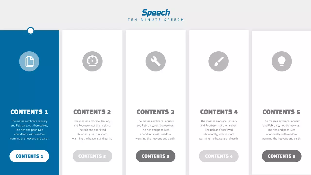 Presentasi Pidato Modern Berwarna-warni