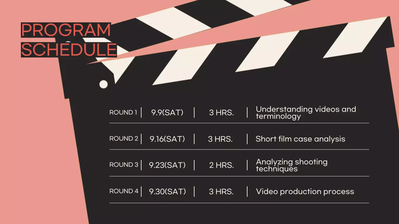 Coral Modern Film Guide Presentation
