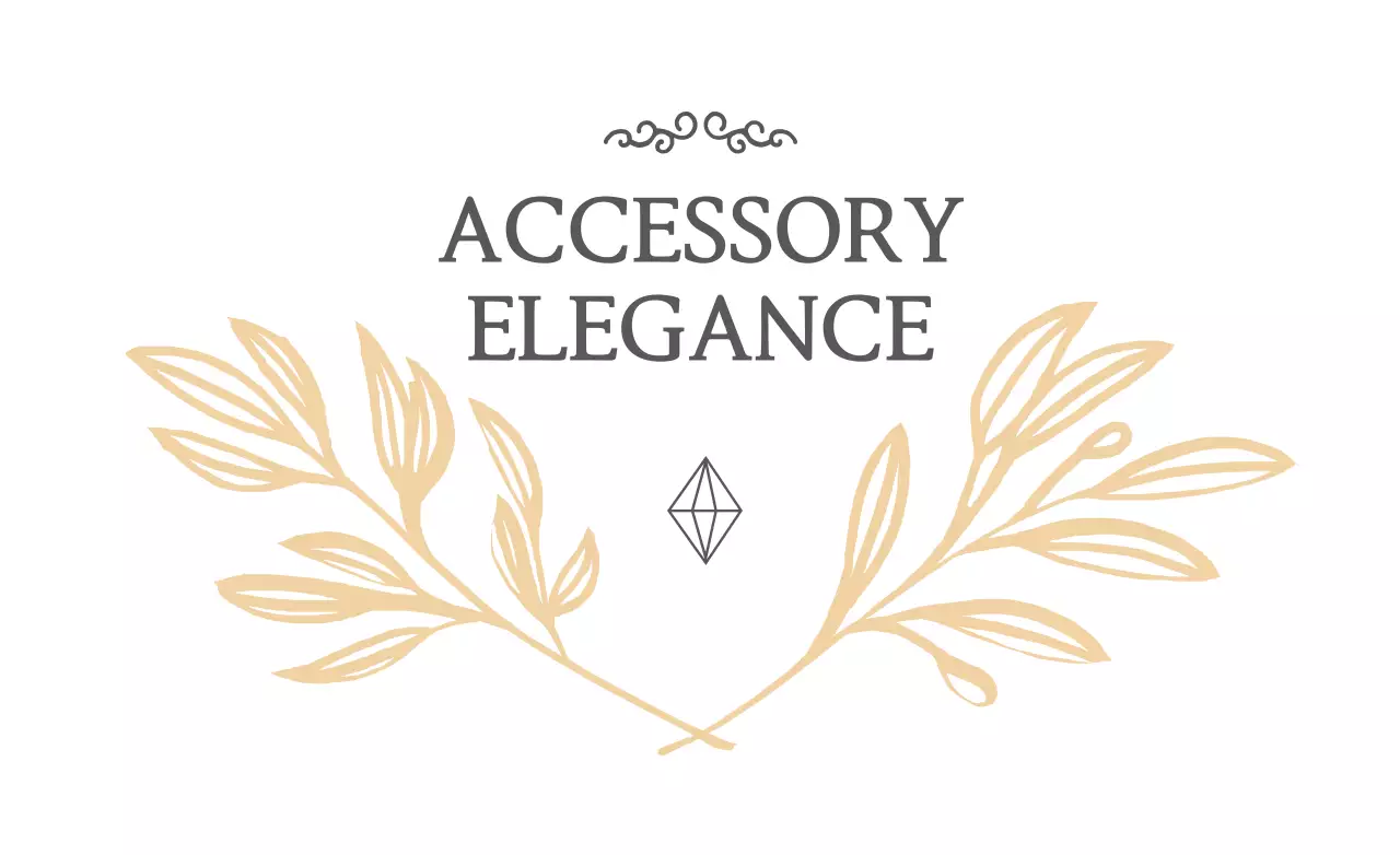 Beige Elegant Accessory Advertisement Banner