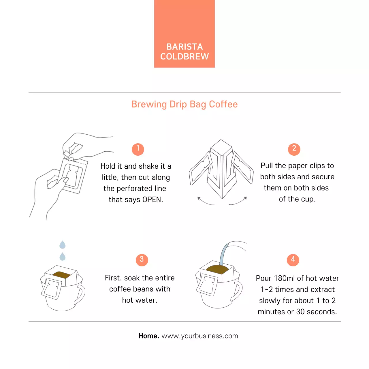 Black Minimal Coffee Promotion Instagram Post