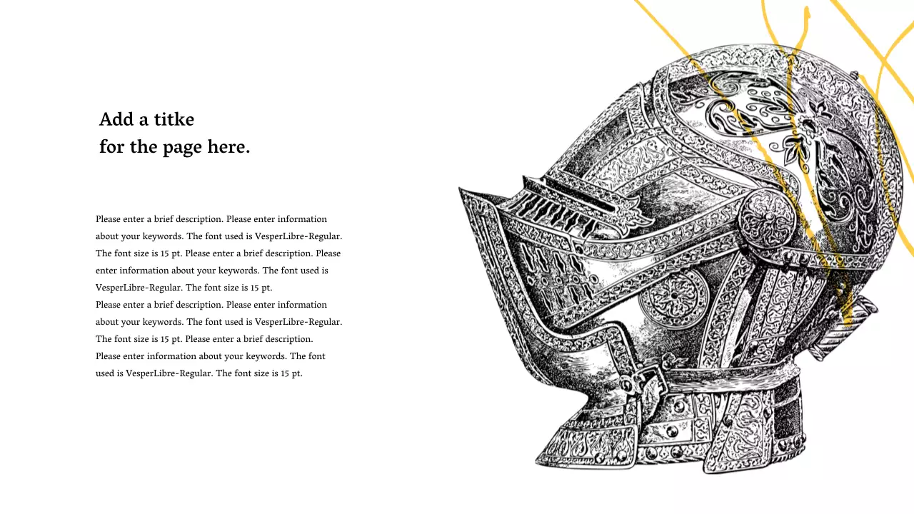 Yellow Minimal History Presentation