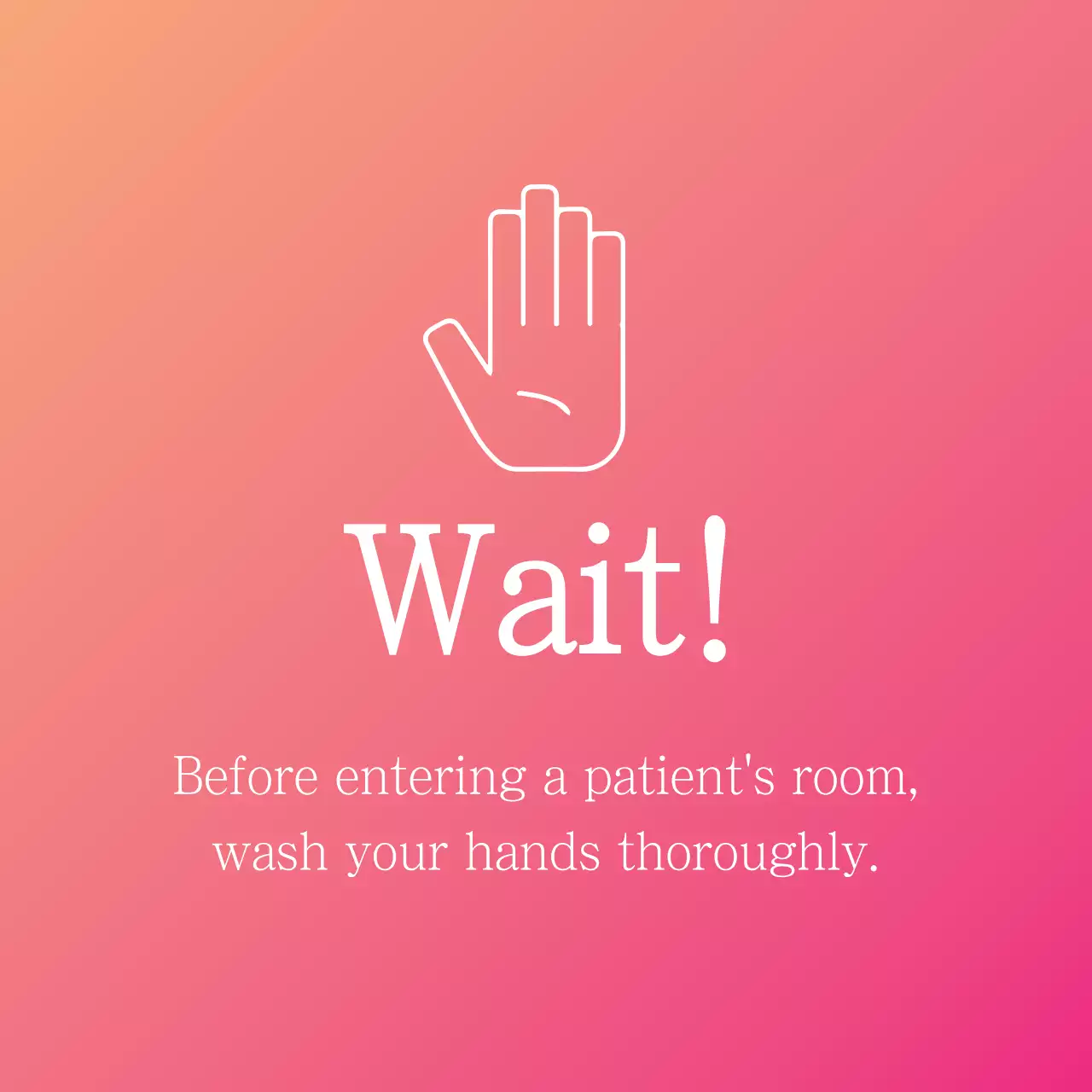 Coral Minimal Hygiene Notice Banner