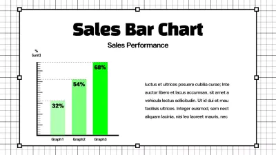 Green Modern Sales Report Infographic