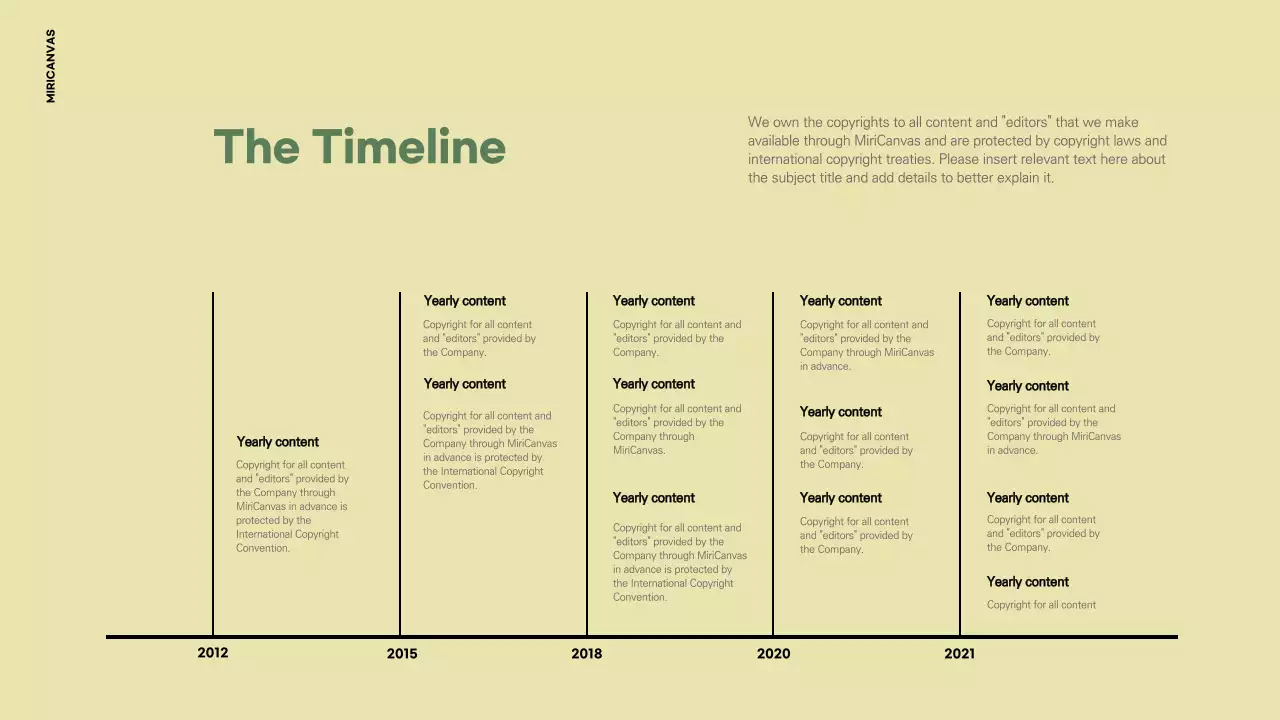 Beige Minimal Timeline Document Infographic