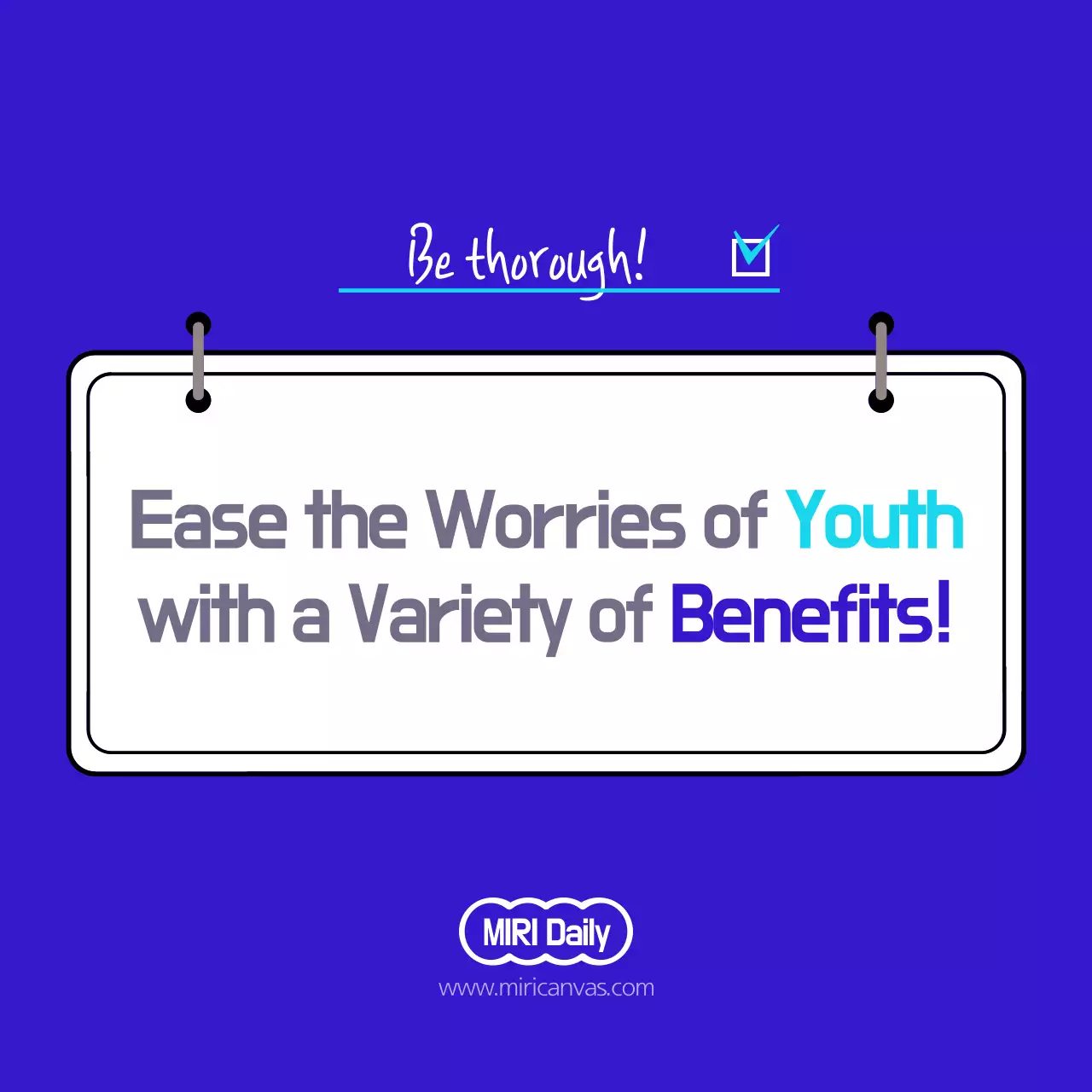 Blue Modern Employment Guide Instagram Carousel