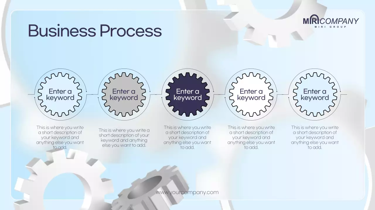 Blue Modern Business Plan Document Presentation