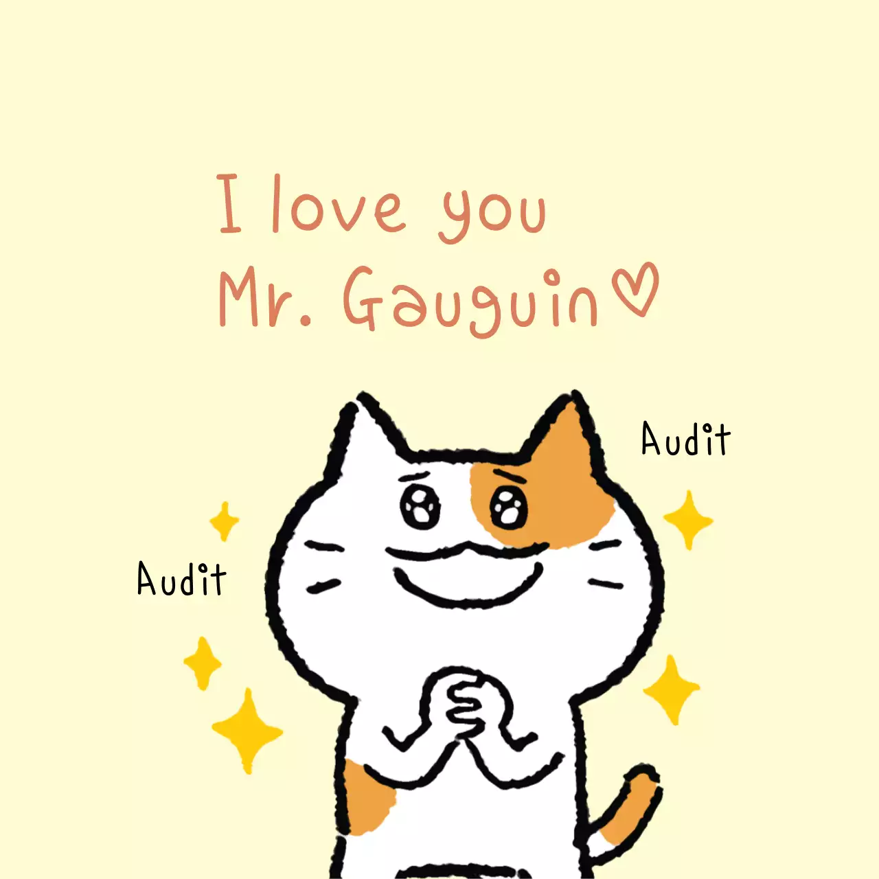 Yellow Simple Love Card Banner