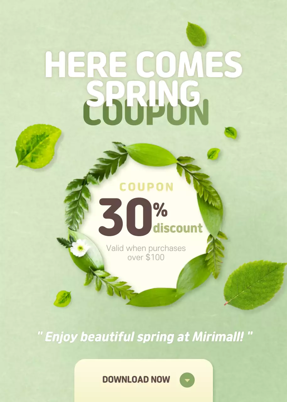 Spring coupons