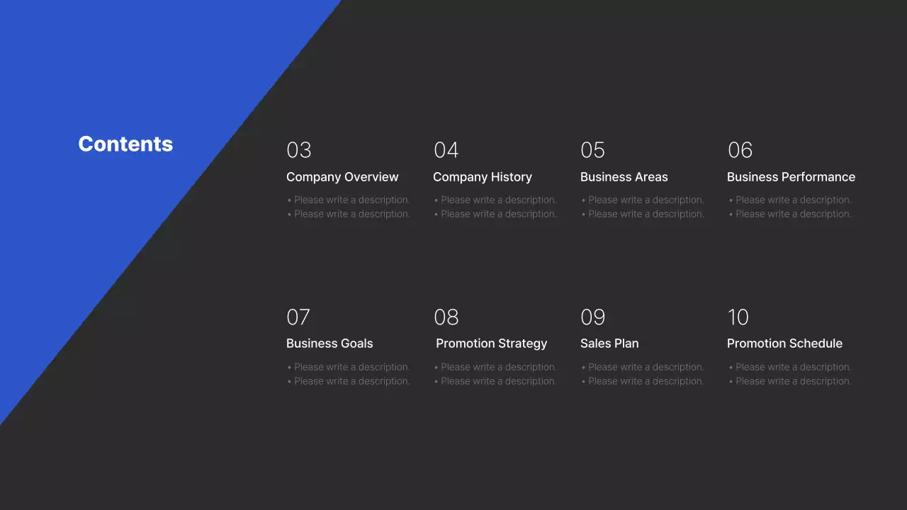 Blue Modern Business Plan Presentation