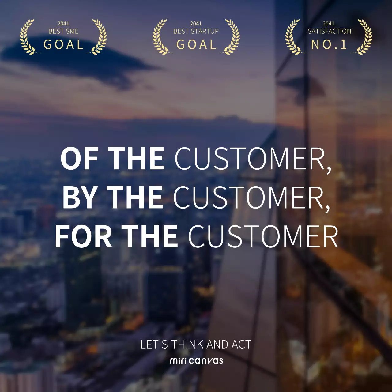 Navy Modern Customer Promotion Instagram Post