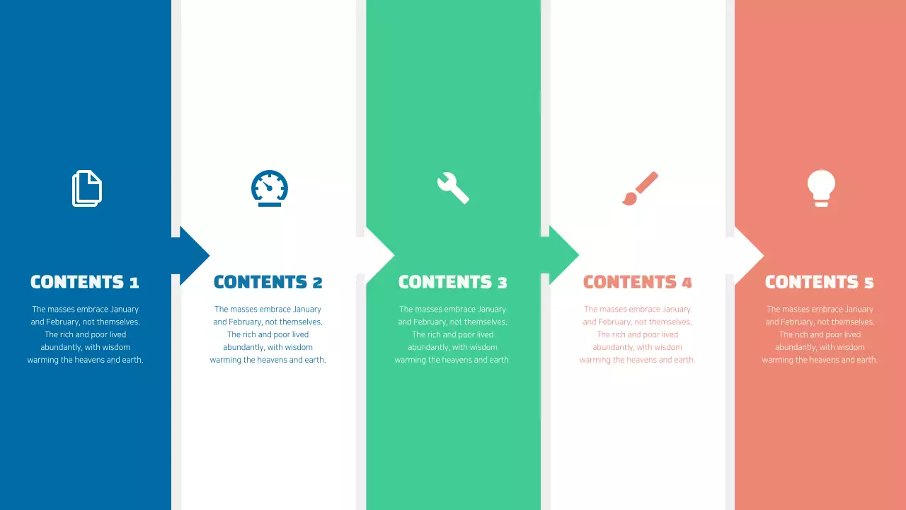 Presentasi Pidato Modern Berwarna-warni