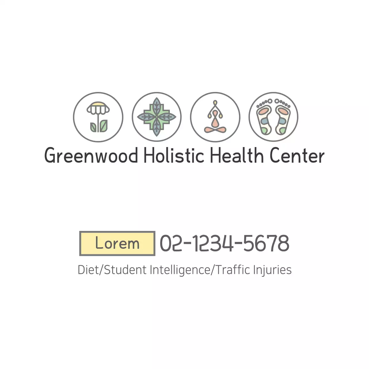 Beige Minimal Health Promotion Banner