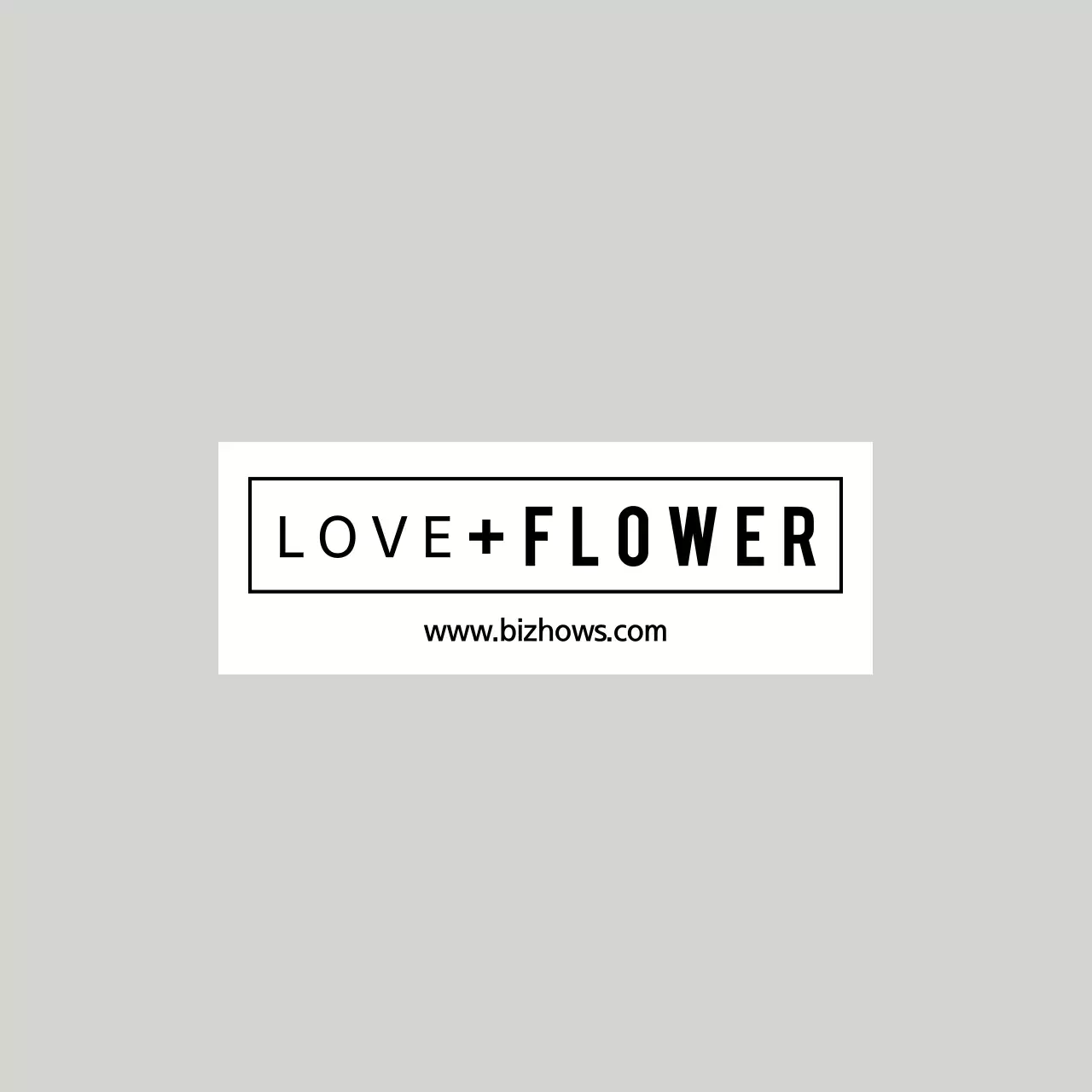Grey Minimal Love Promotion Banner
