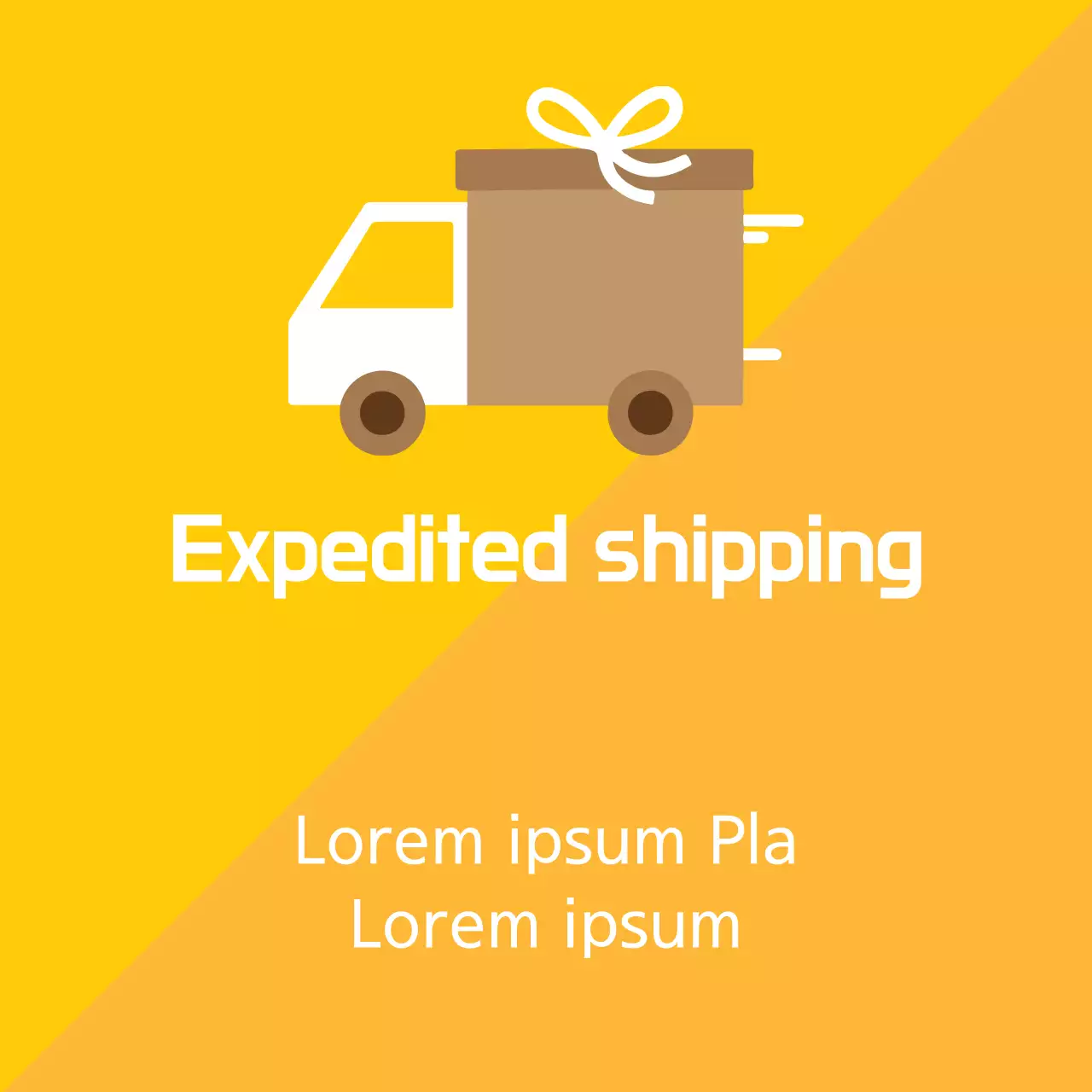 Expedited shipping