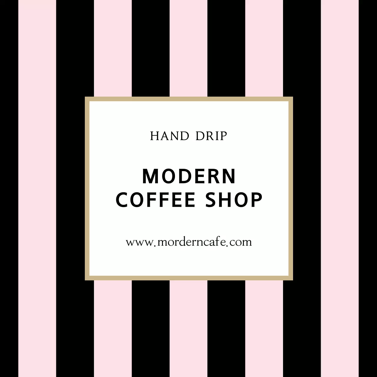 Pink Modern Coffee Promotion Banner