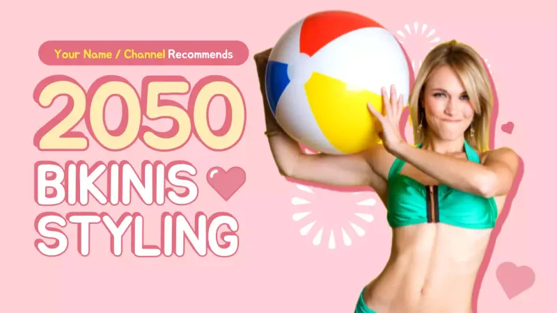 Pink Trendy Bikini Guide YouTube Thumbnail