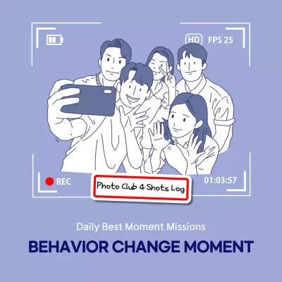 Purple Minimal Photo Club Invitation Instagram Post