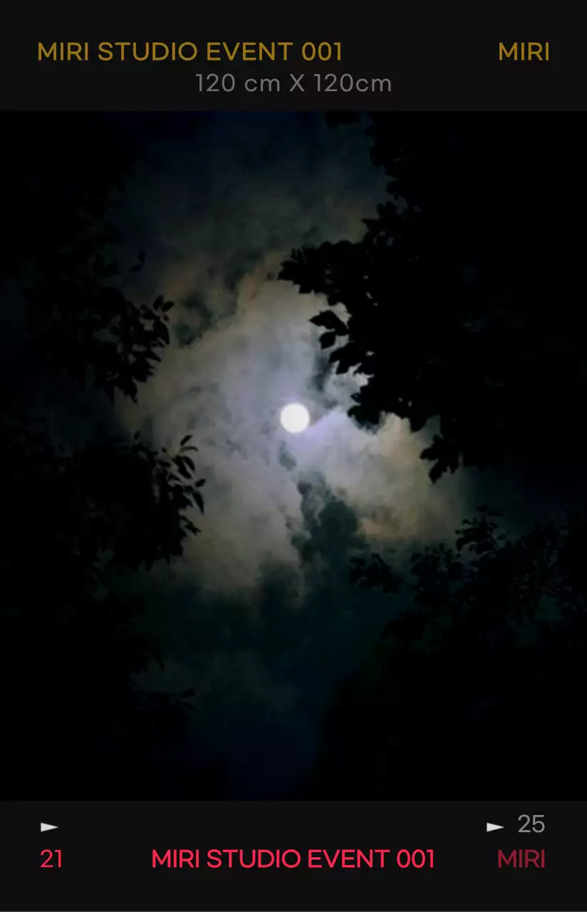 Emotional and hip photo film frame concept with high contrast colors for personalized merchandise.