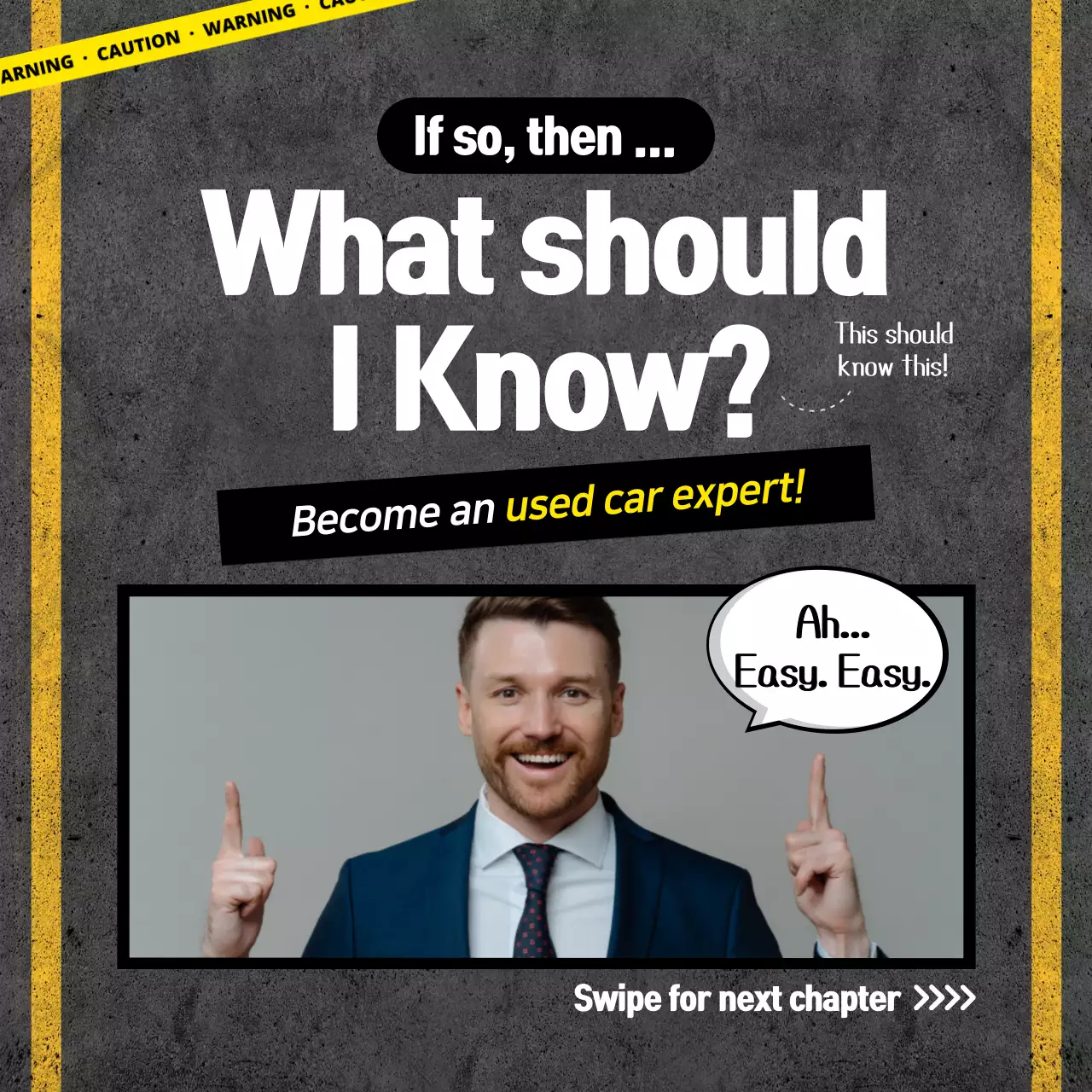 Grey Professional Used Cars Guide Instagram Carousel