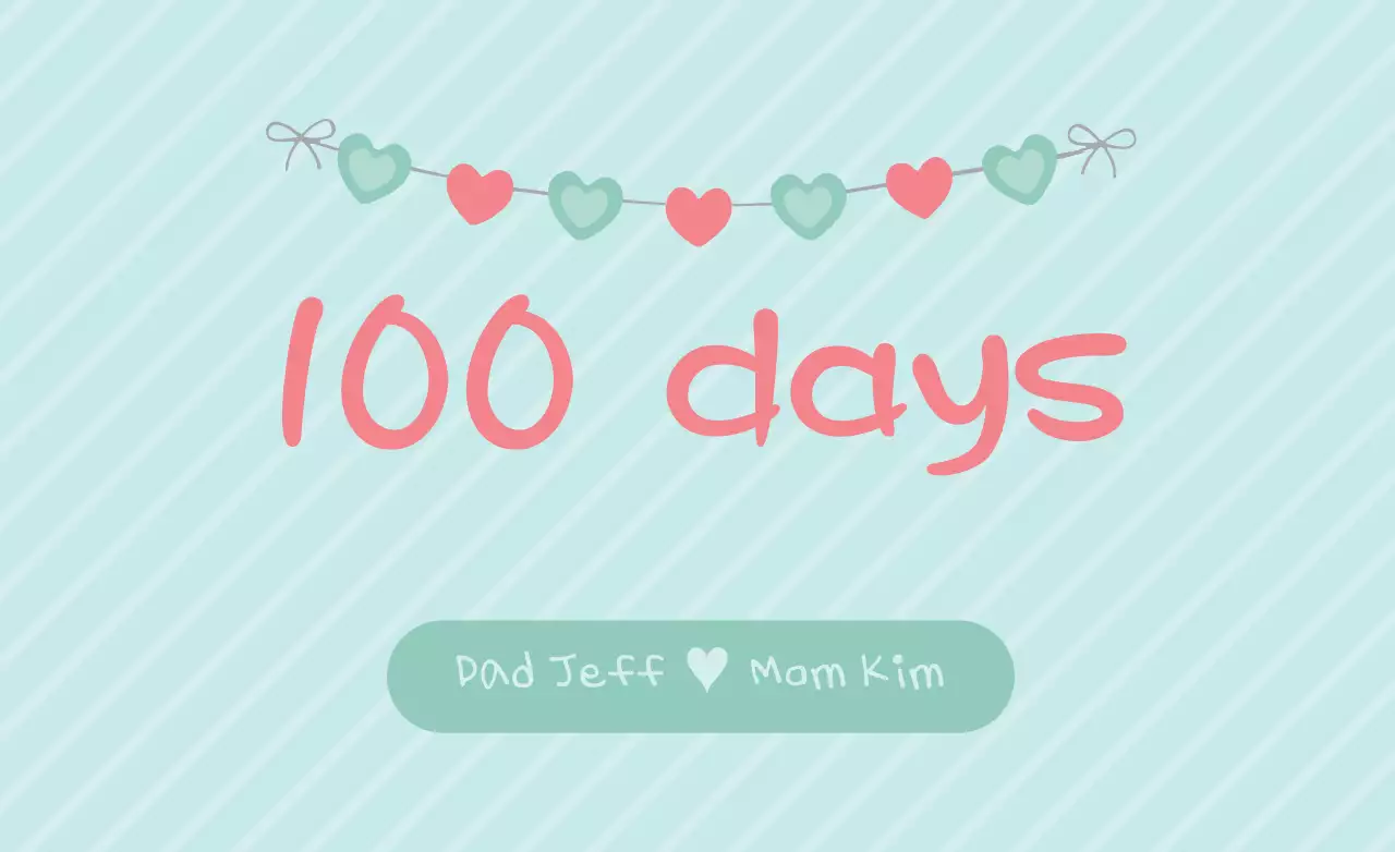 Banner de convite de celebração simples de hortelã