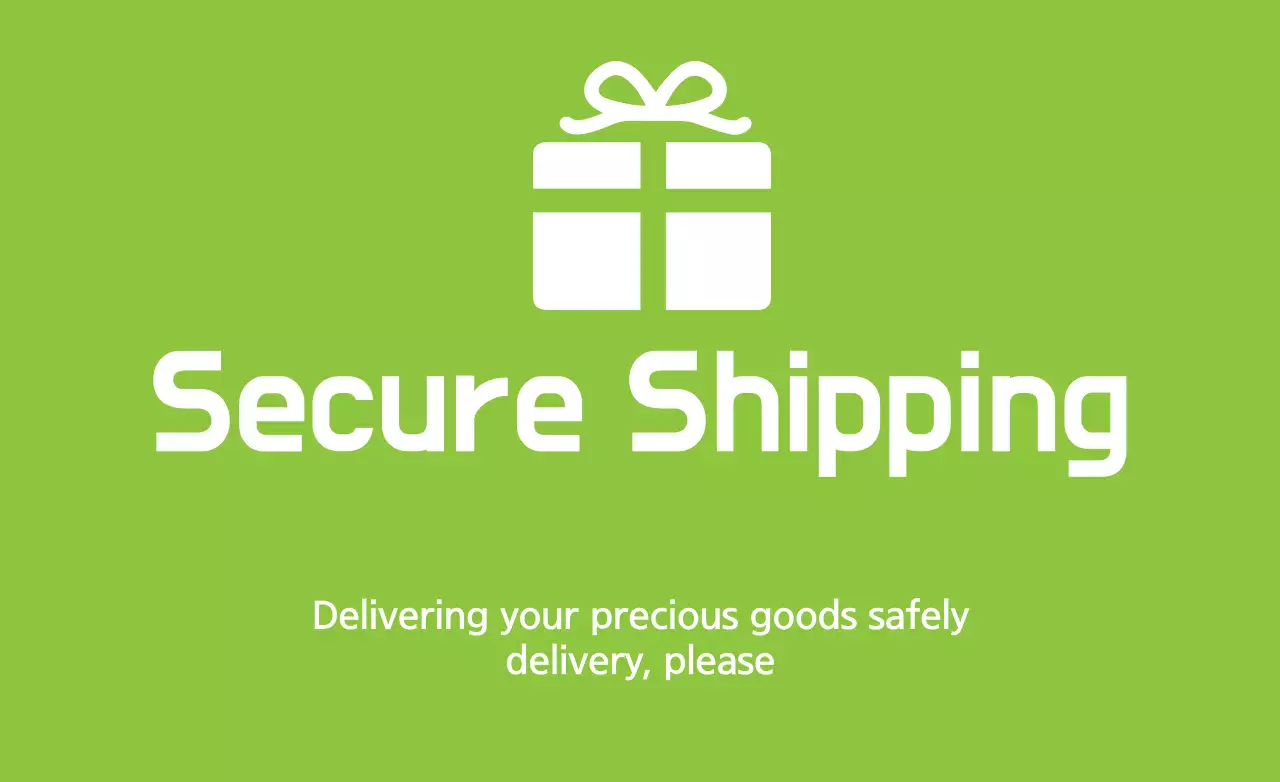 Banner promocional de envio mínimo verde