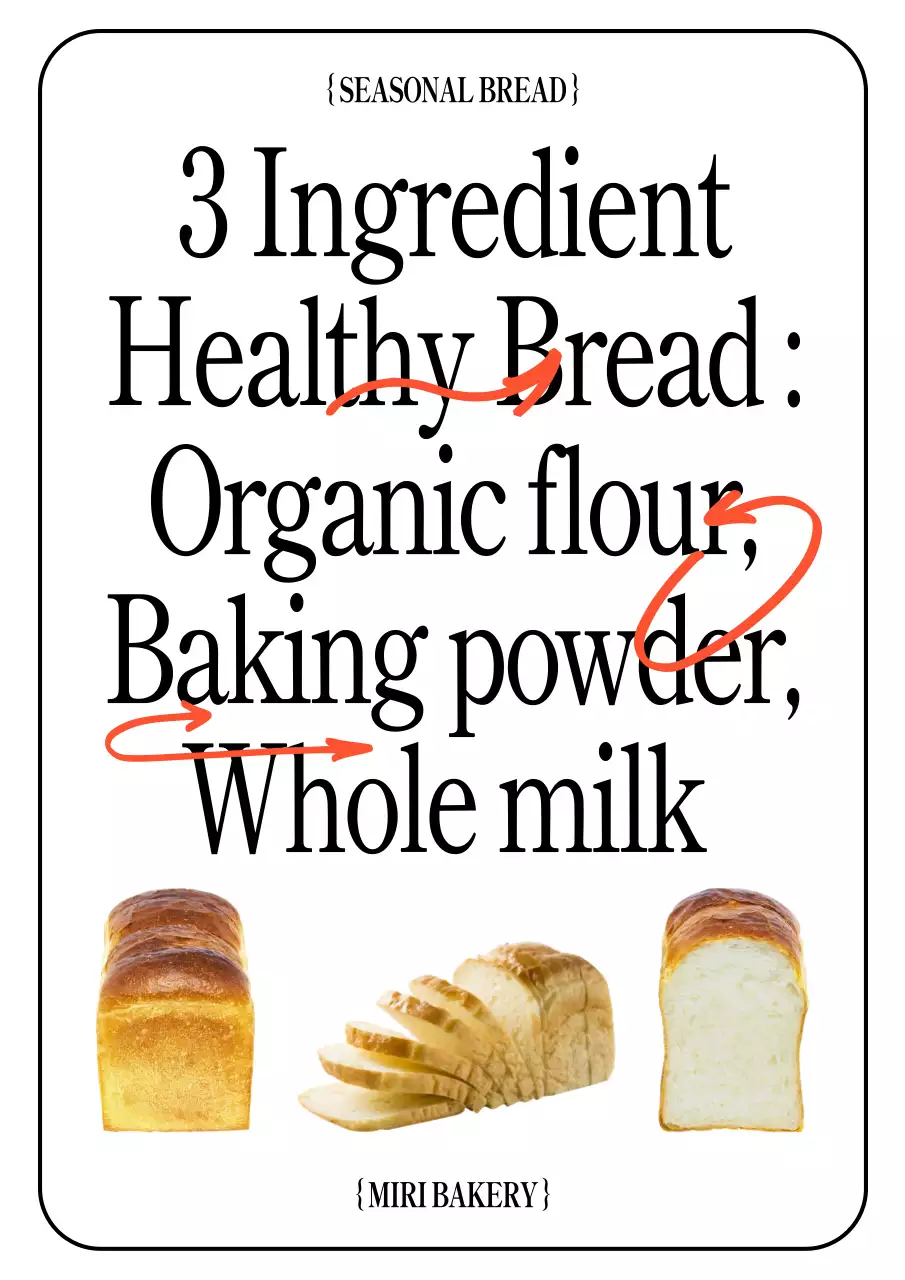 Introducing a simple white and black bakery menu