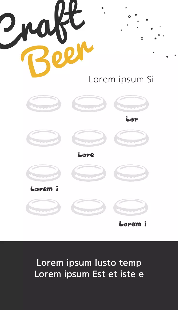 Kartu Nama Promosi Bir Modern Hitam