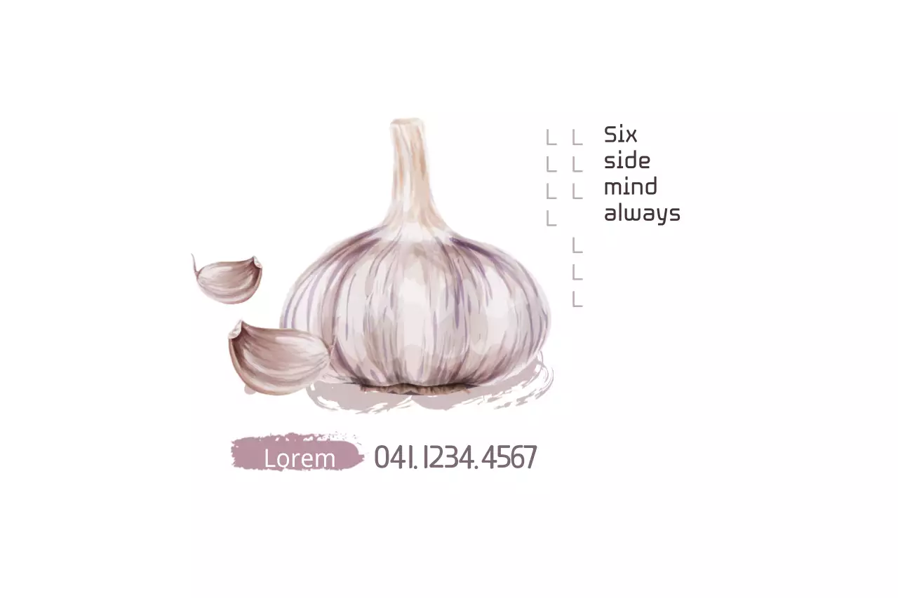 Spanduk Iklan Makanan Artistik Beige