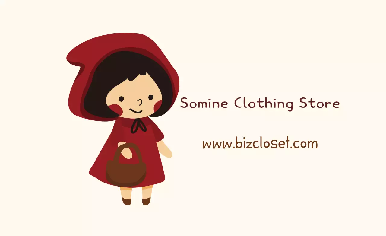 Banner de propaganda de roupas simples vermelho