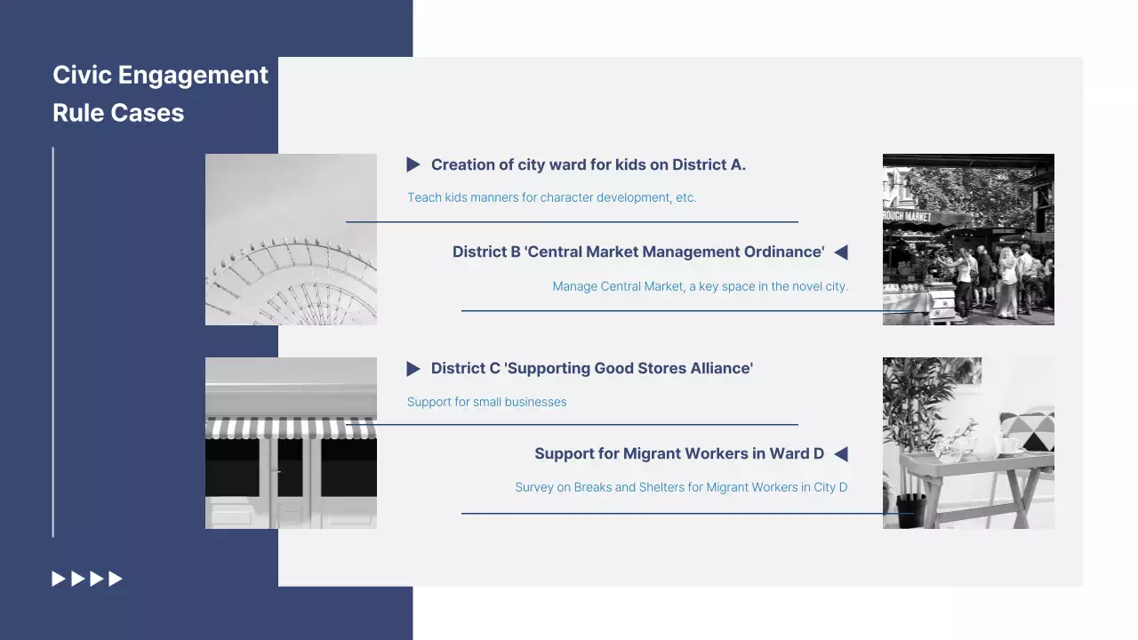 Blue Modern Engagement Announcement Presentation