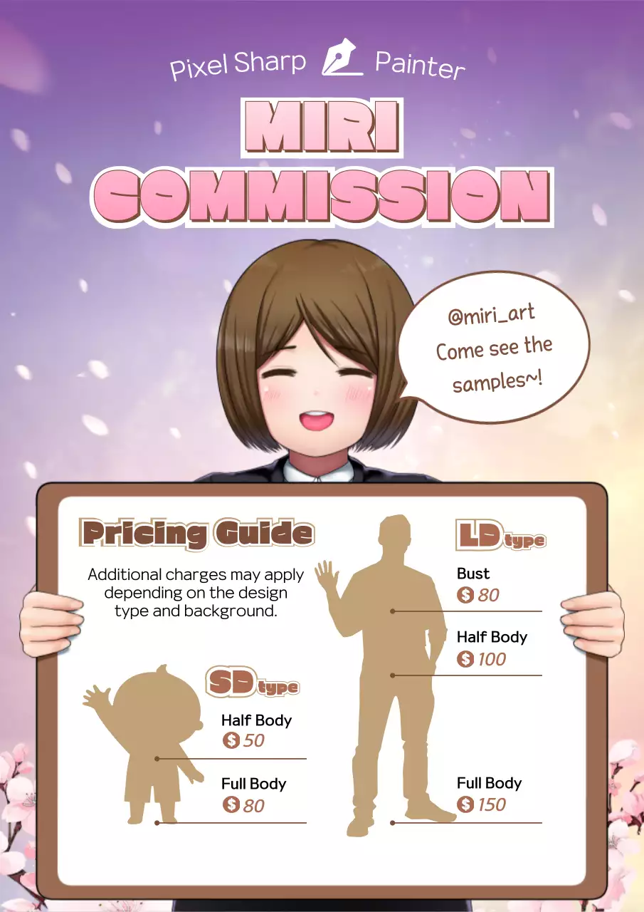 Purple Modern Art Promotion Poster