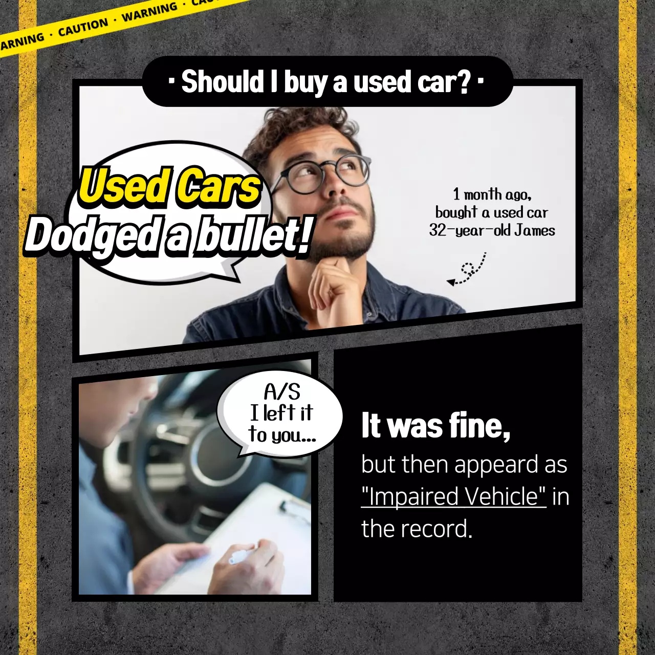 Grey Professional Used Cars Guide Instagram Carousel