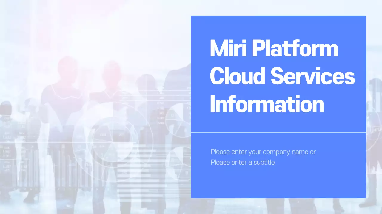 Blue Modern Cloud Information Presentation