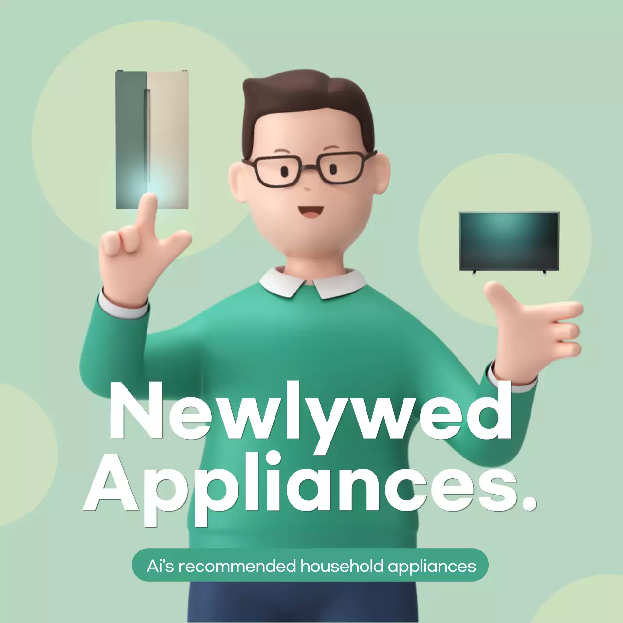 Mint Modern Appliances Promotion Social Media Post